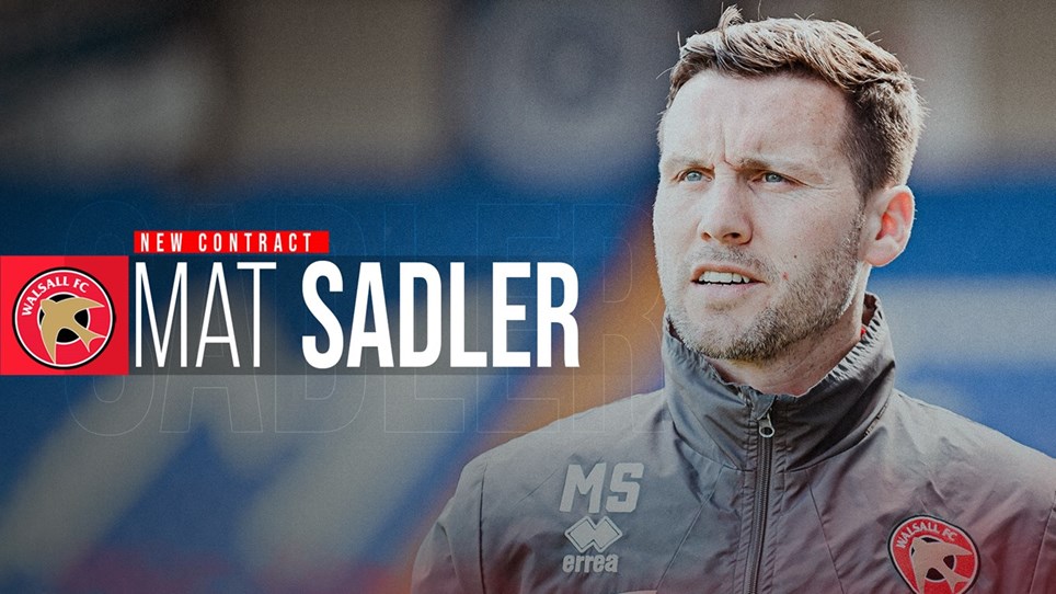 Mat Sadler signs new contract with the Saddlers
