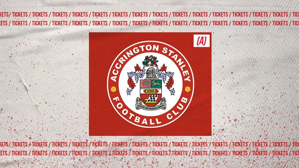 Ticket details confirmed for Accrington Stanley away