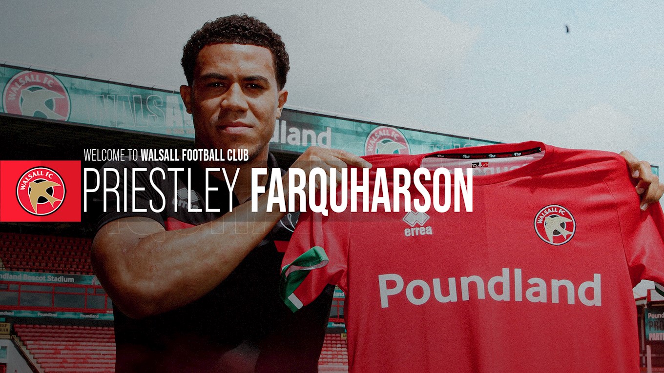Priestley Farquharson joins the Saddlers! – News